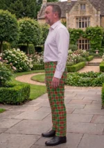 Harper Tartan Trouser Left