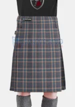 Harris Mist Tartan Kilt front