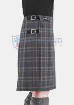 Harris Mist Tartan Kilt right