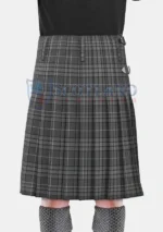 Hebridean Granite Tartan Kilt back