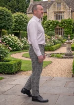 Hebridean Granite Tartan Trouser Right