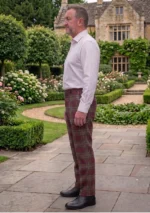 Hepburn Tartan Trouser Left