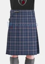 Highland Sky Tartan Kilt front