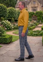 Highland Sky Tartan Trouser Left