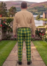 Jamaican National Tartan Trouser Back