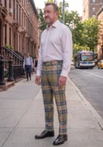 King Charles Tartan Trouser Left