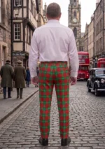 Lennox Tartan Trouser Back