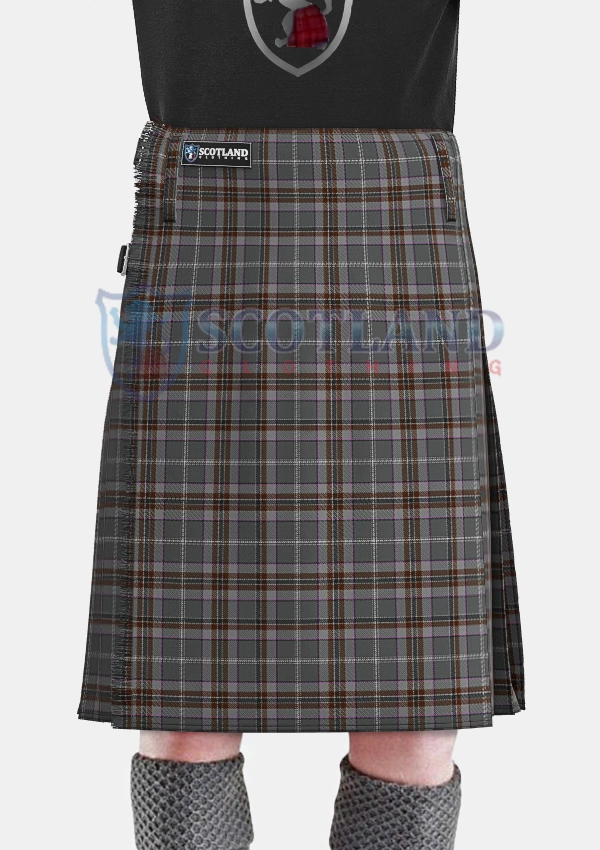 Lomond Mist Tartan Kilt front Lomond Mist Tartan Kilt front