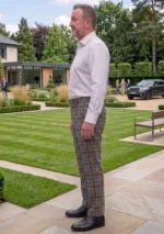 Lomond Mist Tartan Trouser Left