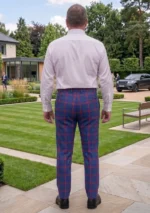 Lynch Tartan Trouser Back