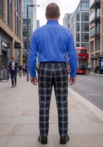 MacKenna Edward Tartan Trouser Back