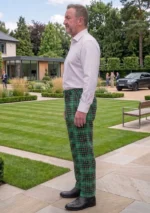 Macaulay Hunting Tartan Trouser Left