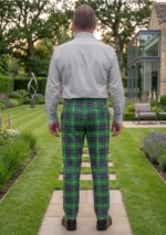 Macdonald of The Isles Tartan Trouser Back