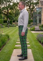 Macdonald of The Isles Tartan Trouser Left