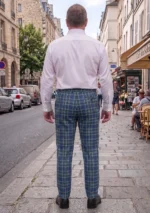 McFarland Collins Tartan Trouser Back