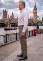 Modern Robertson Tartan Trouser Left