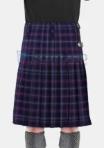 Scottish Heather Tartan Kilt back