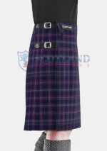 Scottish Heather Tartan Kilt right