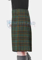 Antrim County Tartan Kilt Left