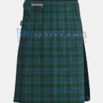 Brennan, B Tartan Kilt Front