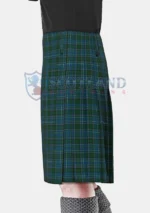 Brennan, B Tartan Kilt Left