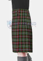 Currie of Arran Tartan Kilt Left
