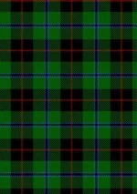 Douglas, Black Tartan Fabric
