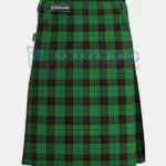 Douglas, Black Tartan Kilt Front