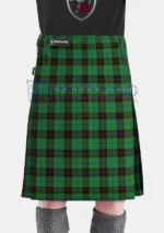 Douglas, Black Tartan Kilt Front