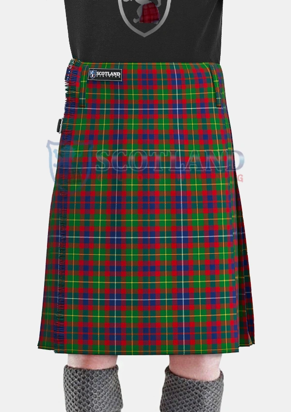 Forrester Tartan Kilt Front Forrester Tartan Kilt Front