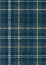Gorman Blue Tartan Fabric