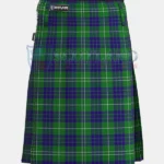 Hamilton Green Hunting Tartan Kilt Front