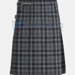 Hamilton Grey Tartan Kilt Front