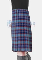 Kilpatrick School Tartan Kilt Left