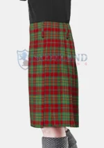 Leask Tartan Kilt Left