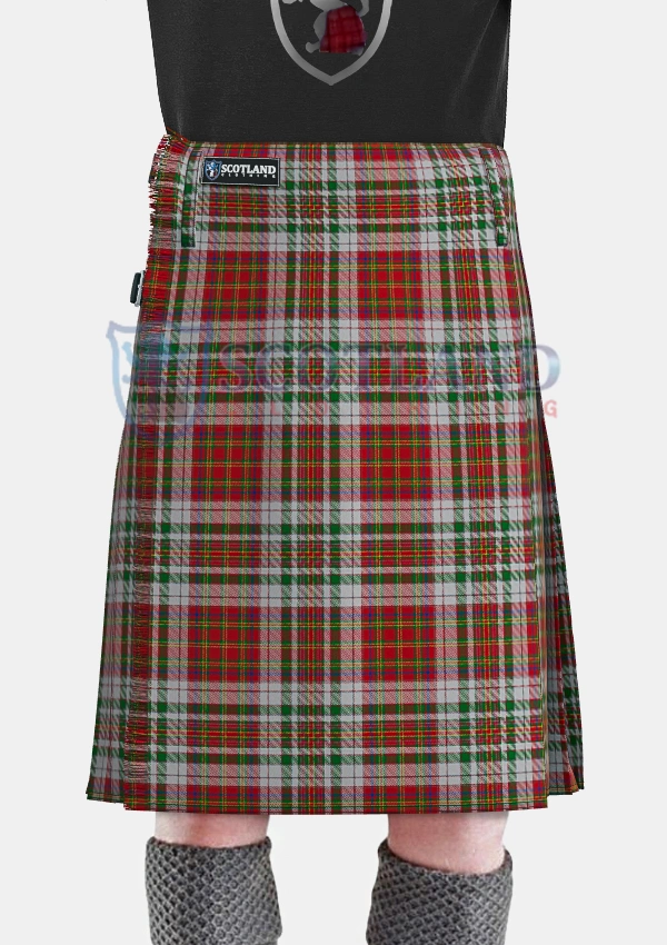MacAlister Dress Tartan Kilt Front MacAlister Dress Tartan Kilt Front