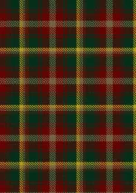Maple Leaf Tartan Fabric
