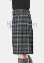 Midnight Thistle Tartan Kilt Left