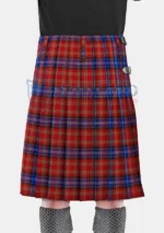 Moir Tartan Kilt Back
