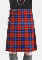 Moir Tartan Kilt Front