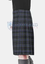 Spirit of Shetland Tartan Kilt Left