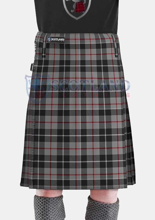 Thompson, Grey Tartan Kilt Front Thompson, Grey Tartan Kilt Front