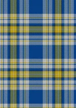 Ukraine Forever Tartan Fabric