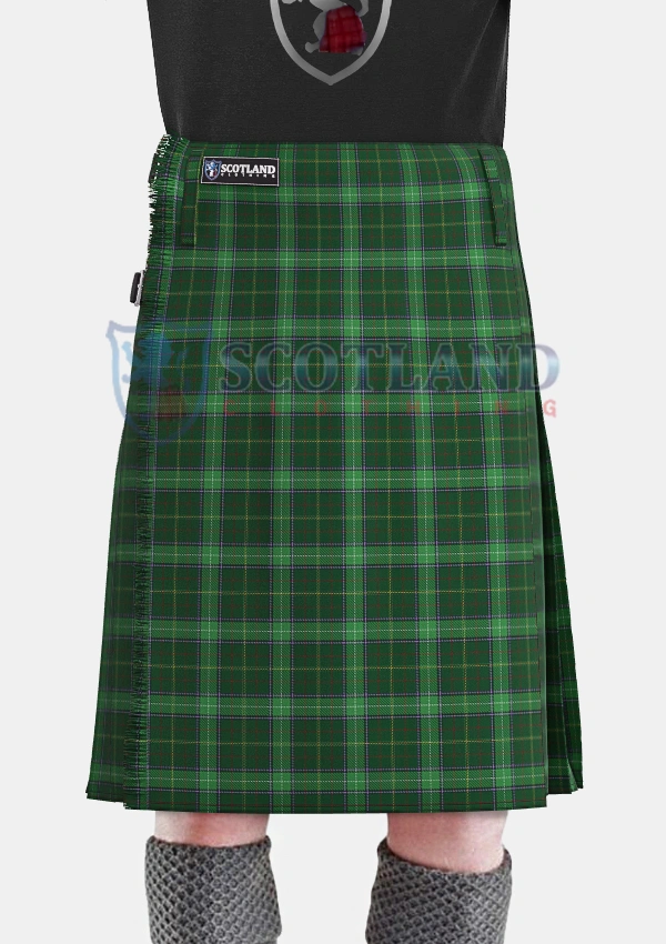 Walsh Tartan Kilt Front Walsh Tartan Kilt Front