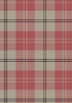 Ailsa Pink Tartan Fabric
