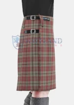 Ailsa Pink Tartan Kilt Right