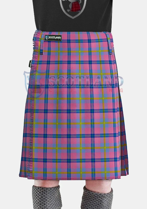 Aliam Tartan Kilt Front