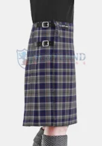Bannockbane Silver Tartan Kilt Right