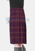 Bute Heather, Autumn Tartan Kilt Left