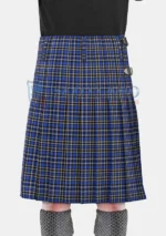 Cummins Royal Blue Tartan Kilt Back